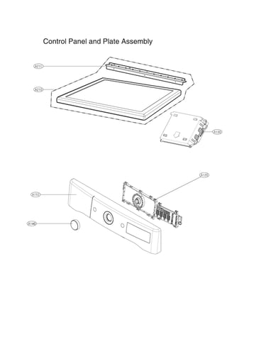 Control panel & plate assy