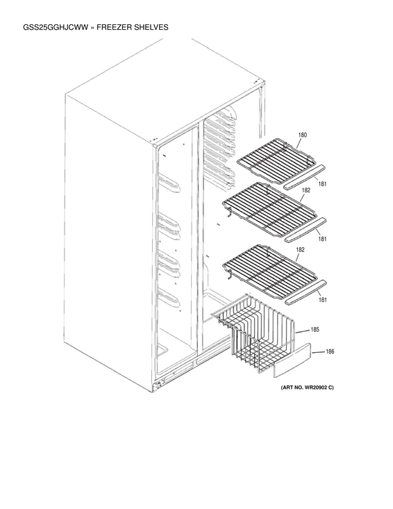 FREEZER SHELVES