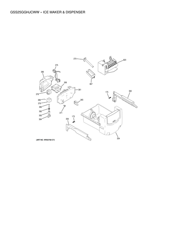 ICE MAKER & DISPENSER