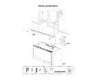 LG MHEC1737F/00 installation parts diagram