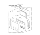 LG MVEL2033D/00 door parts diagram