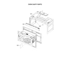LG MVEL2033D/00 oven cavity parts diagram