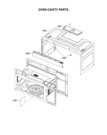 Oven cavity parts