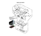 LG MVEL2125D/00 base plate parts diagram
