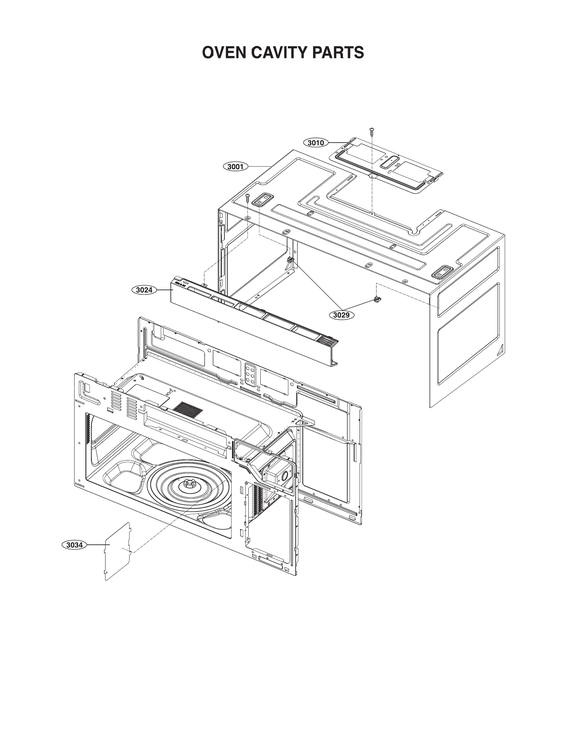 Oven cavity parts