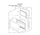 LG MVEL2137F/00 door parts diagram