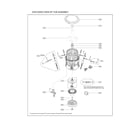 LG WT7155CW/00 tub assy diagram