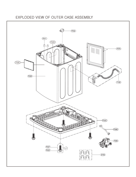 Outer case assy