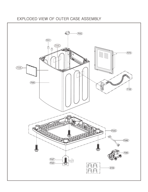 Outer case assy