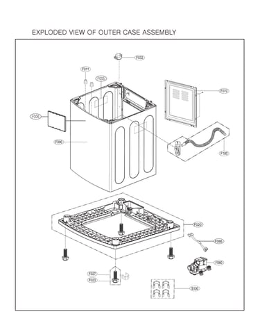 Outer case assy