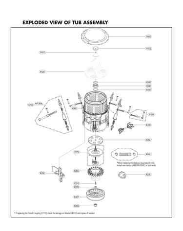Tub assy