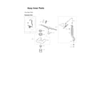 Samsung DW80B6061US/AA-00 inner parts assy diagram