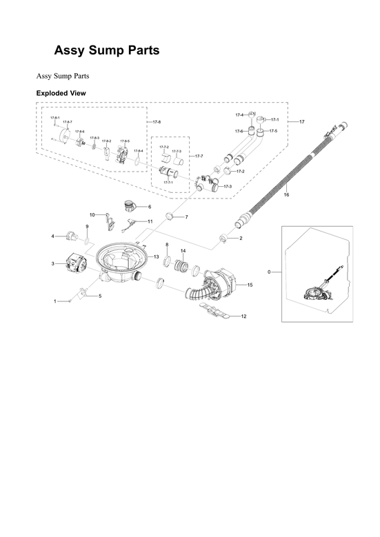 SUMP PARTS ASSY