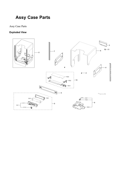 CASE PARTS ASSY