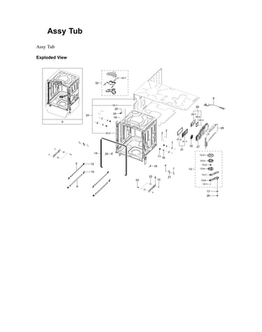 Tub assy