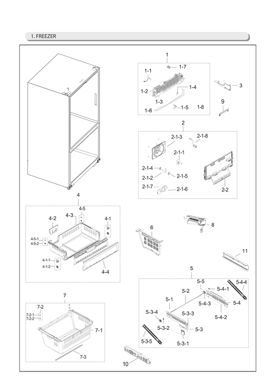 Freezer parts
