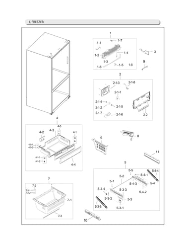 Freezer parts