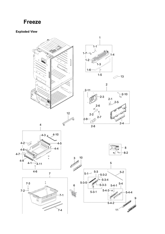 Freezer parts