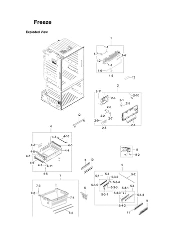 Freezer parts