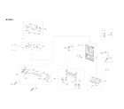 Samsung RF23R6301SR/AA-00 cabinet 1 parts diagram