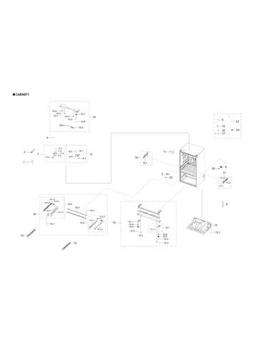 Cabinet 1 parts