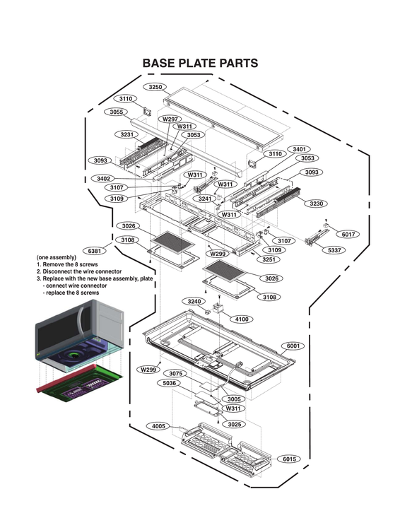 Base plate parts