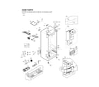 LG LFXC22596D/01 case parts diagram