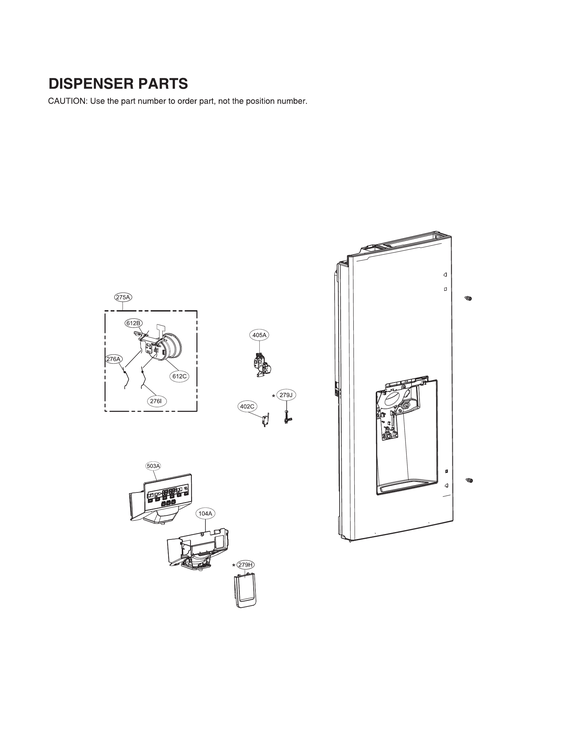 DISPENSER PARTS