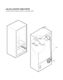Valve & water tube parts