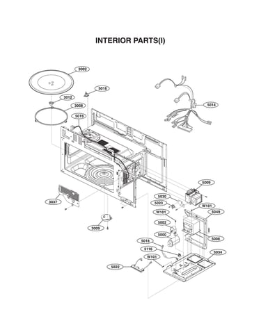 Interior parts (i)