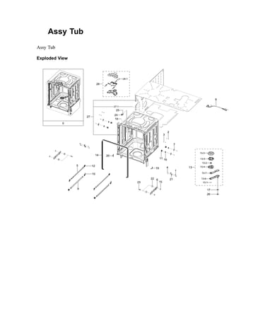 Tub assy