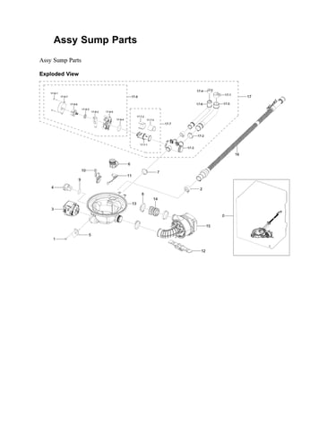 Sump parts assy