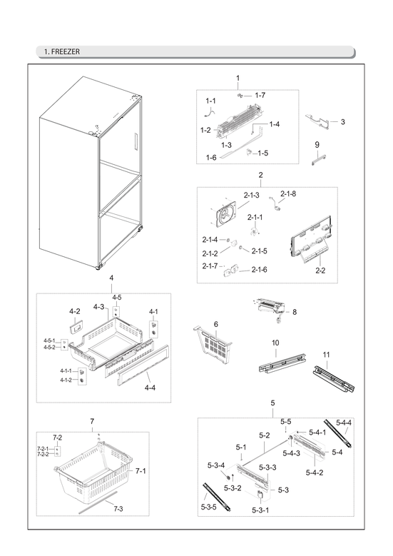 Freezer parts