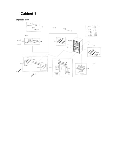 Cabinet 1 parts