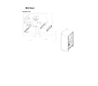 Samsung RF28R7551DT/AA-00 mid door parts diagram