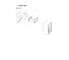 Samsung RF28R7551DT/AA-00 freezer door parts diagram