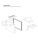 Freezer door parts