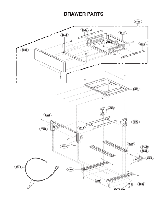 DRAWER PARTS