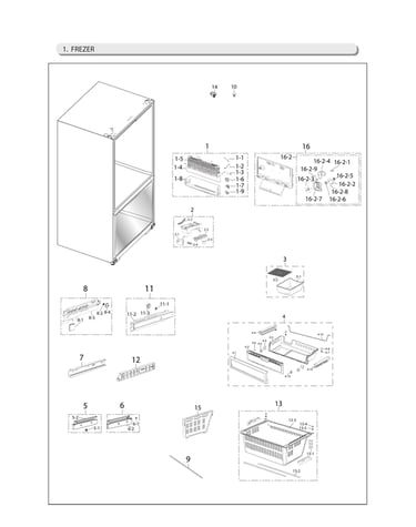Freezer parts