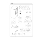 Samsung RF266AFRS/XAC-01 refrigerator parts diagram