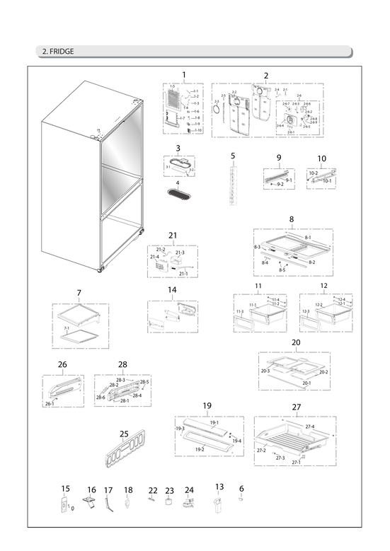 Refrigerator parts