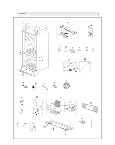 Cabinet parts