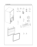 Freezer door parts