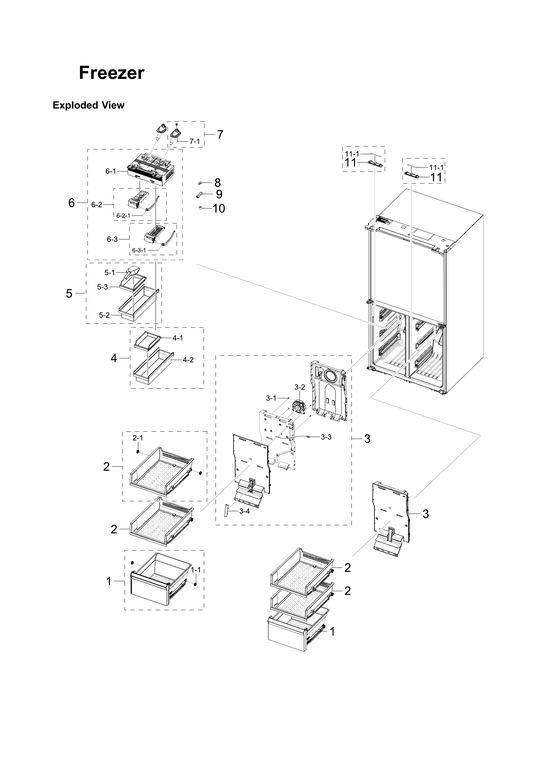 Freezer parts