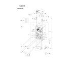 Samsung RF29A9671SR/AA-00 cabinet parts diagram