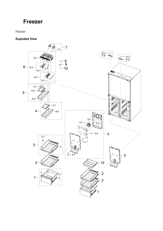 Freezer parts
