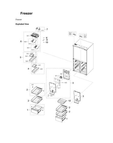 Freezer parts