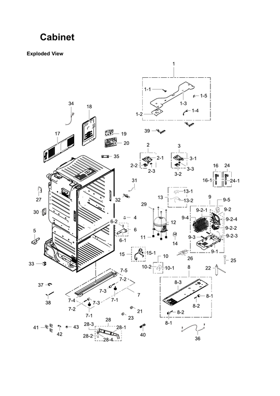 CABINET PARTS