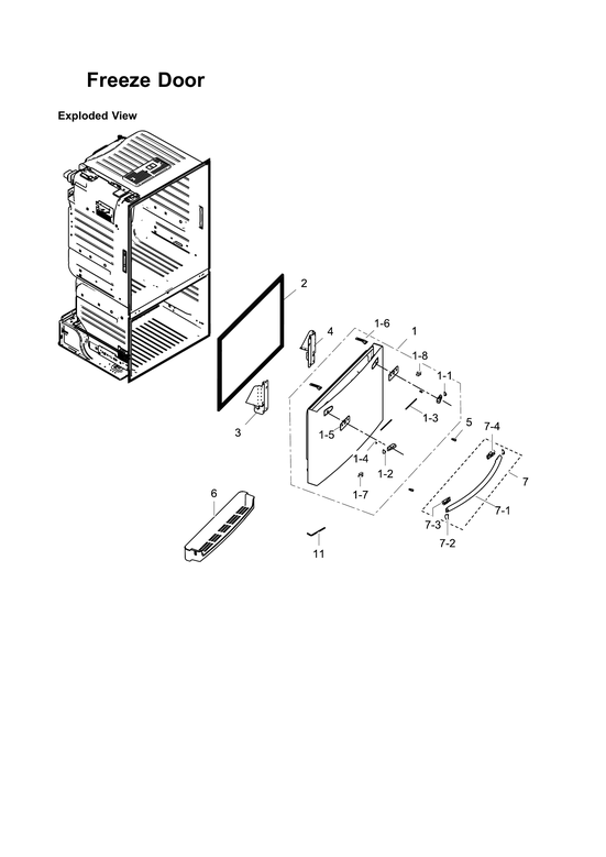 FREEZER DOOR PARTS