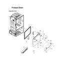 Freezer door parts
